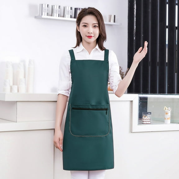 Nilvkv Kitchen Apron Waterproofs and Oil Proof Washable Dirt Resistants Suitable for Kitchen Baking Room