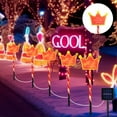 thumbnail image 1 of Nilvkv LED Christmas Solar Lights Santa Sleigh Snowman Gift Box Modeling Solar Ground Lights Garden Patio Decoration One Tow Five, CHRlSTMAS-GlFTs, 1 of 6