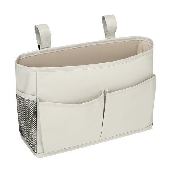 Nilvkv Large Capacity Bedside Table Storage Bag Bedhead Hanging Organizer for Dormitory Upper Bunk Mobile Phone Storage