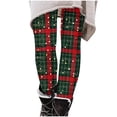 thumbnail image 1 of Nilvkv Leggings for Girls, Girls Pants, Holiday-Ready Stretch Tights with Christmas Tree and Reindeer Print, finished with Elastic Waist Multicolor 7-8 Years, 1 of 8