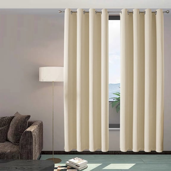 Nilvkv Light Blocking Curtains Panel a Pair Overlay Elegant Curtains Suitable for Bedroom/Living Room or Other Room(39.37x51.18in)