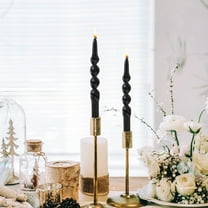 Nilvkv Long Candle Pair Mixed Wax Taper for Special Occasion Dinner Lighting Formal Event Atmosphere Enhancer, Candlestick, Home Decor