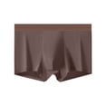 thumbnail image 1 of Nilvkv Mens Cotton Boxer Briefs, Mens Underwear, Regular Mid Rise Solid Cotton Comfort Stretch Single Daily Boxer Brief Brown XXL, 1 of 4