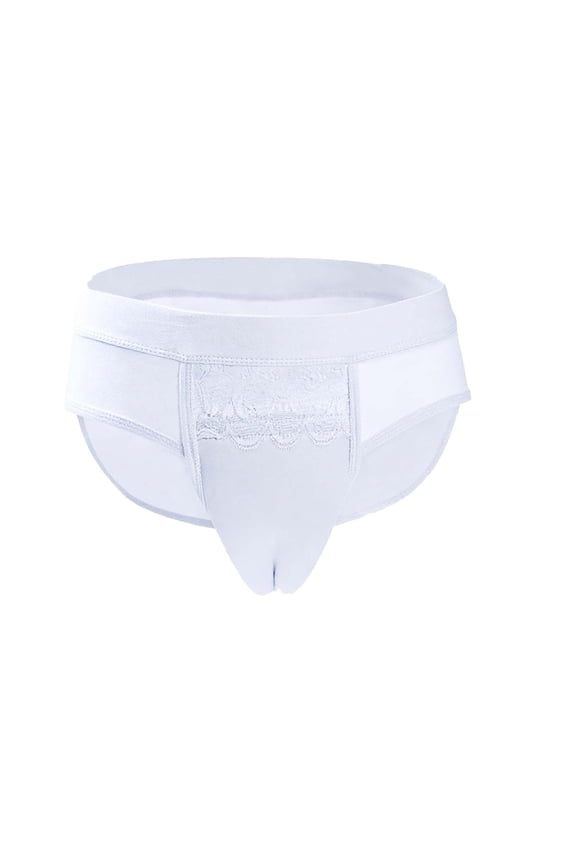 Mens G String, Mens Underwear, Crossdresser Cosplay Hidden Shaping Panty for Transgender Tucking Blue S