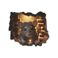 thumbnail image 1 of Nilvkv Mouse Hole 3Dwall Stickers-Mouse Mouse Wall Decal Handmades Wall Clings Mouse Wall Stickers Murals Wall Decor for Home, Wall Stickers, Home Decor, 1 of 3