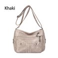 thumbnail image 1 of Nilvkv Multi Functional Large Capacity Shoulder Bag Large Capacity Shoulder Bag Washed Leather Bag Fashionable Mom Bag, 1 of 6