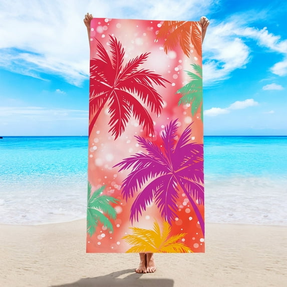 Nilvkv Oversized Beach Towel, Extra Large Microfiber Pool Swim Towels, Quick Dry Super Absorbent Sandless Travel Towels Blanket, Marine Animals Print Shawl Beach Towels Vacation Essentials, (60x28in)
