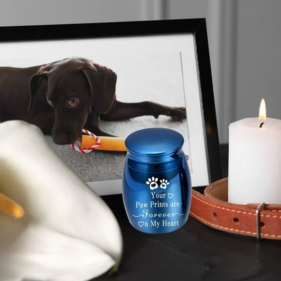 Nilvkv Pet Memorial Urn Aluminum Sealed for Ashes Keepsake to Honor Beloved Companions Respectfully, Ornaments