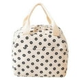 thumbnail image 1 of Nilvkv Portable Lunch Bag Large Capacity Insulated Bento Bag Thickened Student Office Workers Daily Meals Storage Bag Lunch Hand Bag, 1 of 5