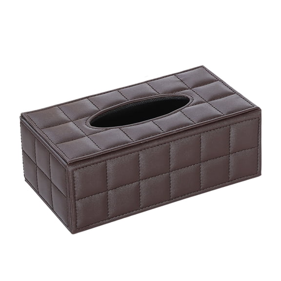 Nilvkv Rectangular P U Leather Tissue Box Cover Facial Paper Napkin Holders For Bathroom Home Office Car Automotive Decoration, Organization & Storage