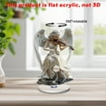 thumbnail image 1 of Nilvkv Rotating Music Angel Acrylic for Desk Display to Enjoy Kinetic Art, Decoration Ornaments, 1 of 6