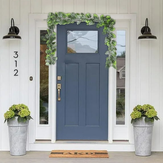 Nilvkv Simulation Green Vines Nordic Home Fireplace Decor Christmas Thanksgiving Artificial Pendant 10 Fork Pines Needle Vines, Christmas Decorations