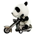 thumbnail image 1 of Nilvkv Simulation Motorcycle Riding Animal Statue Desktop Figurine Novelty Decor for Office Home Shelf Collection, Decoration Ornaments, Home Decor, 1 of 4