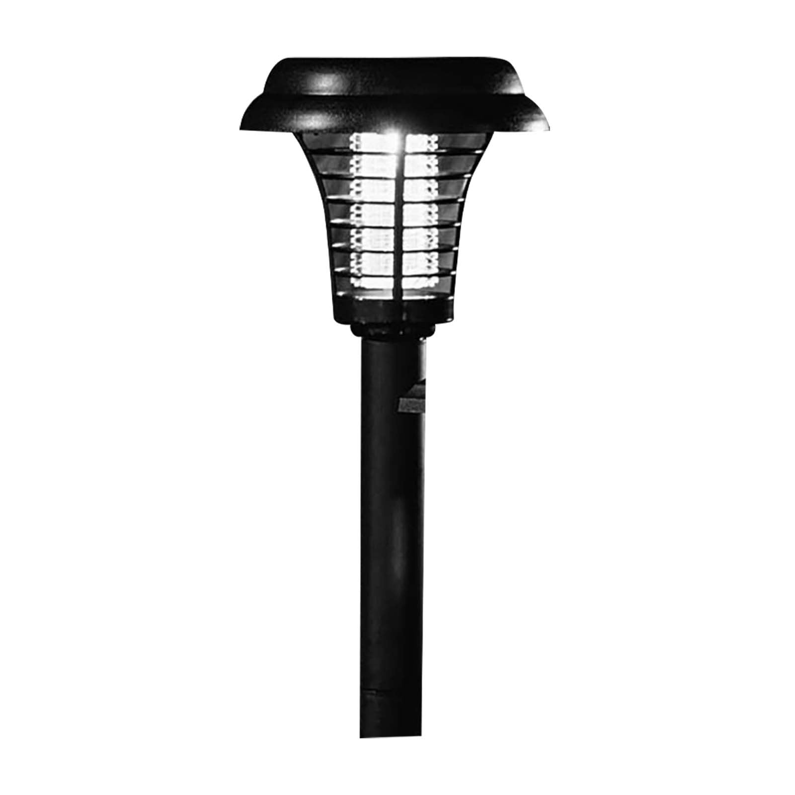 Nilvkv Solar Mosquito Repellent Lamp Garden Mosquito Repellent Lamp Outdoor Rainproof LED Purple Light Lamp Shock Mosquito Repellent