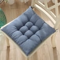 thumbnail image 1 of Nilvkv Solid Color Frosted Chair Cushion Dining Chair Cushion Office Student and Winter Seat Cushion Non Fading, 1 of 1