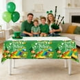 thumbnail image 1 of Nilvkv St.Patrick's Day Waterproof Plastic Tablecloth 54x108Inches Holiday Party Dinner Decorations, 1 of 6