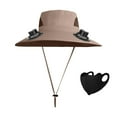 thumbnail image 1 of Nilvkv Summer Fisherman Hat Solar Usb Charging-Purpose Fan Hat Men'S Strong Wind Charging Fan, 1 of 6