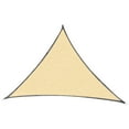 thumbnail image 1 of Nilvkv Sun Shade Sail Sun Protection Triangular Shade Garden Swimming Pool Anti UV Shade Cloth Tarpaulin(118.11x118.11in), 1 of 6