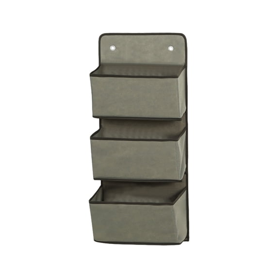 Nilvkv Three-layer Behind The Door Hanging Storage Bag for Wardrobe Sundries and Various Small Items Organization