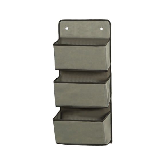 Nilvkv Three-layer Behind The Door Hanging Storage Bag for Wardrobe Sundries and Various Small Items Organization
