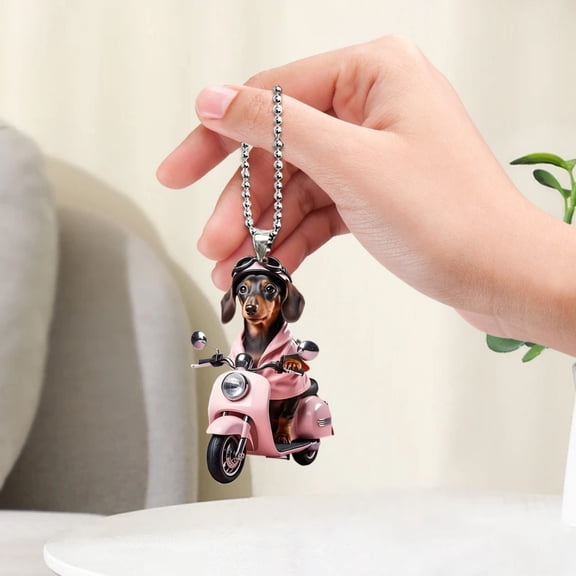 Nilvkv Valentine's Day Love Dog Key Chain Backpack Pendant Children Gift Car Decoration Christmas, Mother's Day or Birthday Gifts for Mom Wife Girlfriend