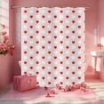 thumbnail image 1 of Nilvkv Valentines Day Decorations, Valentine's Day Themed Decorative Shower Curtain Toilet Partition 180x90cm Waterproof Polyester for Bathroom Decor, 1 of 6