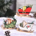 thumbnail image 1 of Christmas Supplies Christmas Wooden Sled Ornaments Christmas Tree Decorations Sled Pendants Christmas Decorations, Christmas Decorations, 1 of 6