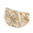 thumbnail image 1 of Nilvkv Womens Panties, Womens Cotton Underwear, Regular Mid Rise Solid Bow Decor Cotton Comfort Single Daily Brief Green L, 1 of 3