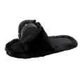 thumbnail image 1 of Nilvkv Womens Slippers, Fashionable Bow-Knotted Open-Toe Flat Bottom and Warm House Slippers Furry Slippers Indoor Outdoor Shoes for Fall and Winter, 1 of 6