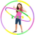 thumbnail image 1 of NimJoy 2 Pack 30" Detachable Kids Exercise Hoops Adjustable 3-16 Child Toy Fitness Ring, 1 of 7