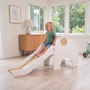Avenlur Nima Indoor Slide - Elephant Shape Montessori Waldorf Style - Safe, Sturdy, and Reliable - Perfect Indoor Play Space for Developing Motor Skills and Balance in Toddlers and Kids Ages 1 to