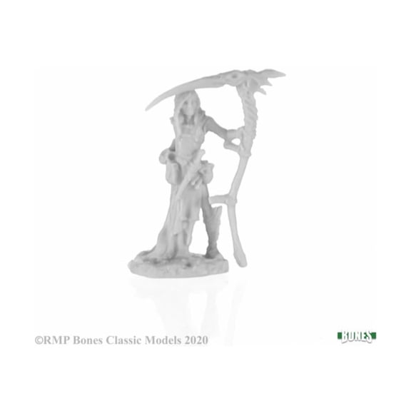 Nimbar Elf Necromancer Miniature 25mm Heroic Scale Figure Dark Heaven Bones Reaper Miniatures