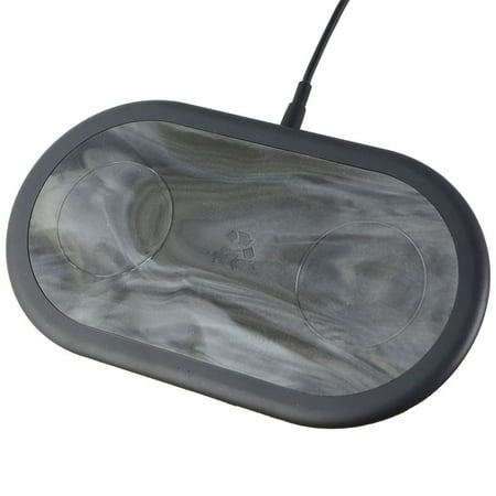 Nimble - Eco-Friendly APOLLO Dual 15W Wireless Charge Pad - Gray