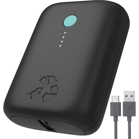 Champ Lite Portable Charger, 5200mAh Fast Charging Power Bank 15W USB C and A Port with Cable, Travel Essential Battery Pack for iPhone Galaxy Pixel MacBook iPad Kindle Airpod Laptop Tablet