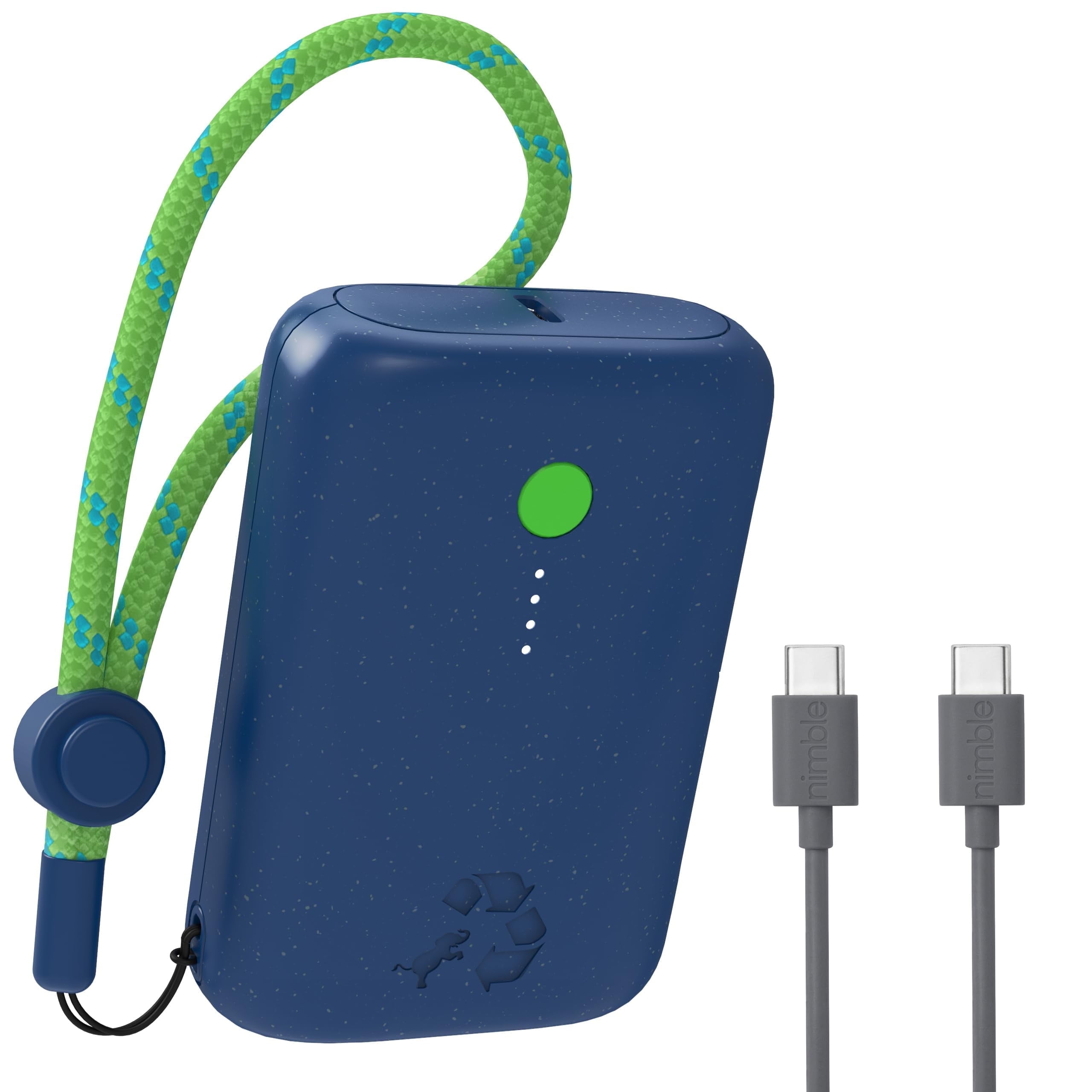 Champ Portable Charger, 10,000mAh Power Bank Fast Charging, 20W Dual USB-C Battery Pack with Cable, Travel Essential Power Bank for iPhone Laptops Galaxy Tablet Pixel iPad Macbook Kindle Airpod
