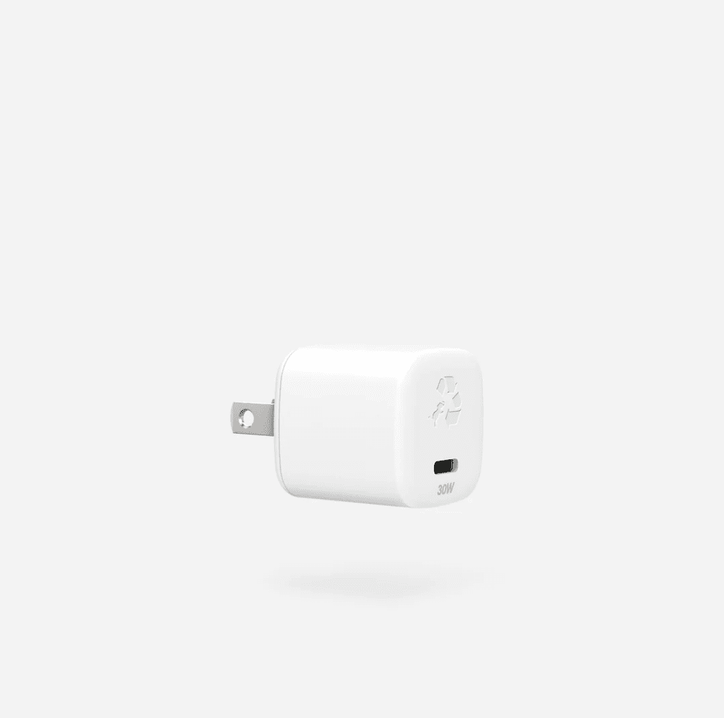 Nimble Wally SubNano USB-C Charger Block, 30W Fast Charging Power Adapter, Type C Charging Block for iPhone 16 15 14 13 12 11 Pro Max Plus XS/XR/X Samsung Galaxy S25 Pixel iPad Watch Series 8/7 Table