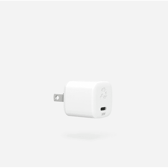 Nimble Wally SubNano USB-C Charger Block, 30W Fast Charging Power Adapter, Type C Charging Block for iPhone 16 15 14 13 12 11 Pro Max Plus XS/XR/X Samsung Galaxy S25 Pixel iPad Watch Series 8/7 Table
