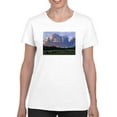 thumbnail image 1 of Nimbus Clouds Over Grassland T-Shirt Women -Ali Ghanaat Designs, Female Large, 1 of 4