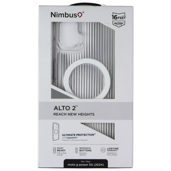 Nimbus9 Alto 2 Series Case for Motorola moto g power 5G (2024) - Clear