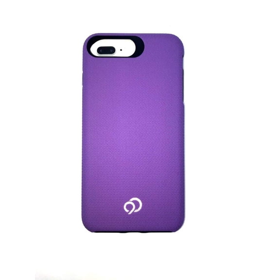 Nimbus9 Latitude Series Dual Layer Case for Apple iPhone 7 Plus/ 8 Plus - Textured Purple/Gray