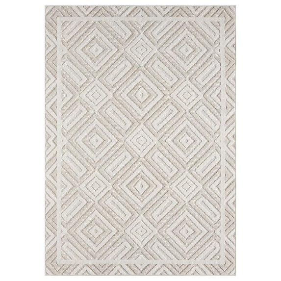 Nimes Crosshatch Area Rug, Gray - 7'10"x9'10"