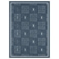 thumbnail image 1 of Nimes Harmonic Tile Area Rug, Dark Blue - 3'3"x5', 1 of 2