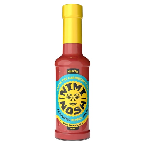 Nimi Nosh Authentic Pepper Sauce 150ml, Imported from Britain