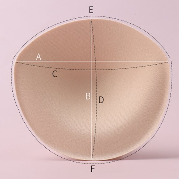 Nimiah 2 Pairs Bra Pads Inserts,Push Up Bra Cup Removable Breast Padding Bra Pads for Women