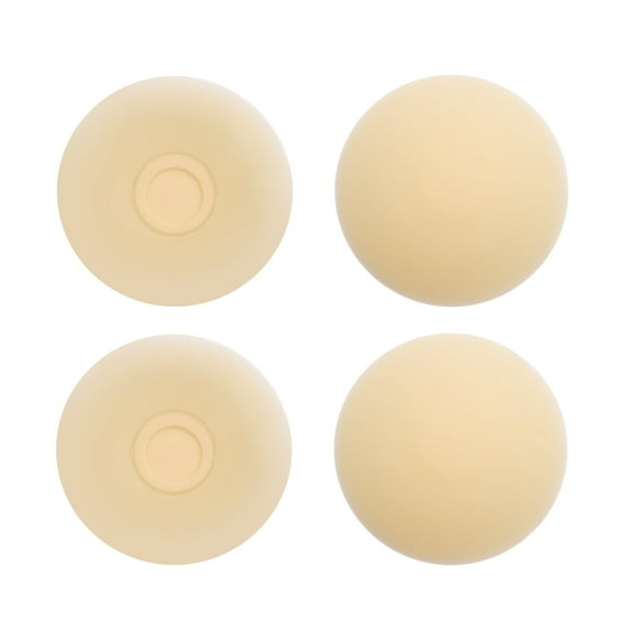 Nimiah 2 Pairs Nipple Covers for Women, Reusable Adhesive Invisible Pasties Silicone Body Nipple Cover Sticky Bras