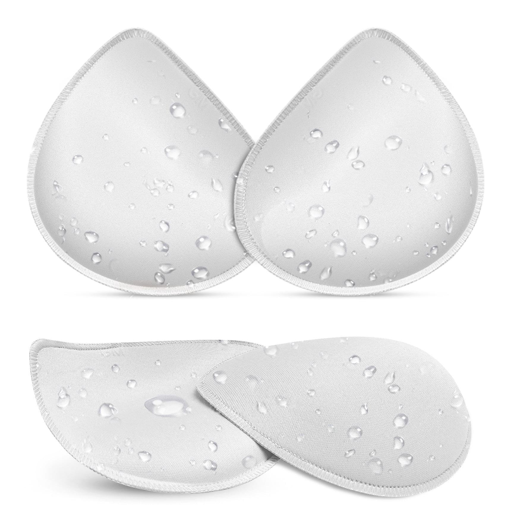 Nimiah 2 Pairs, Waterproof Bathing Suit Inserts Bra Pads Inserts, Push ...