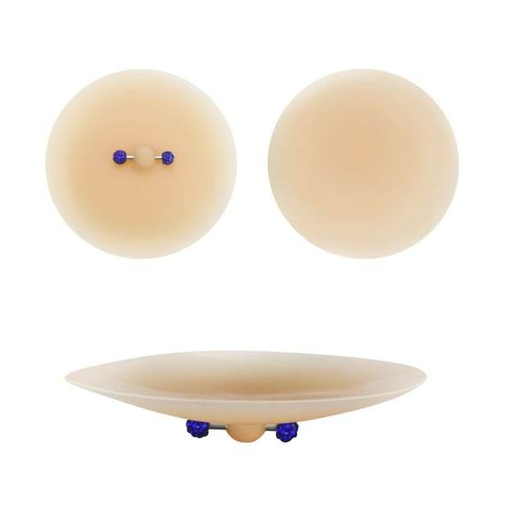 Nimiah Adhesive Sticky Strapless Bra for Women, Upgrade Push up Invisible Bras for Backless Dress