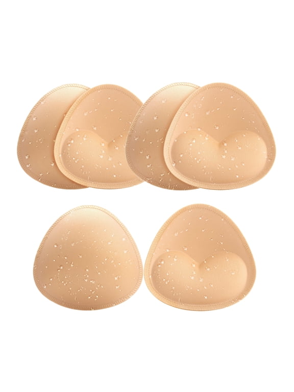 Waterproof Bra Pads Inserts Women's Removable Sports Cups Bra Insert for Bikini Top Swimsuit