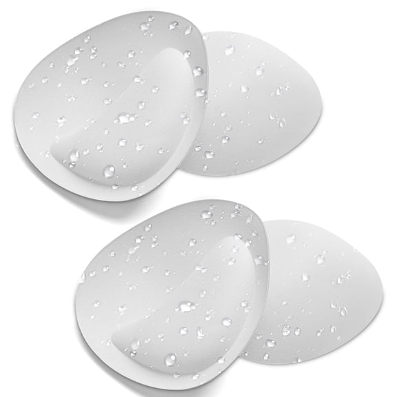 Nimiah Waterproof Swimsuit Bra Pads Inserts, 2 Pairs Thick Bra Pads Inserts, Removable Breast Enhancers Push Up Bra Cups Paddings,White
