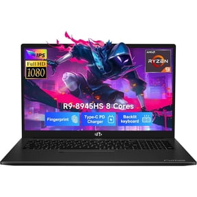 Nimo Gaming Laptop 17.3" Ryzen 9 8945HS,32GB RAM, 2TB SSD, Radeon 780M Graphics, PD 100W Type-C 4.0, AI&VR Ready Copilot+ PC, Backlit Keyboard Fingerprint